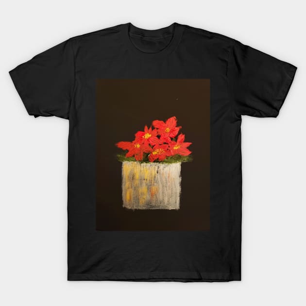 poinsettia T-Shirt by TeteSteva19